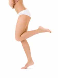 Healthy legs without cellulite