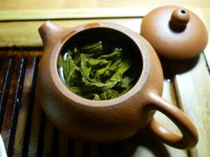 green tea pot