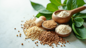 spices and other beauty products ingredients